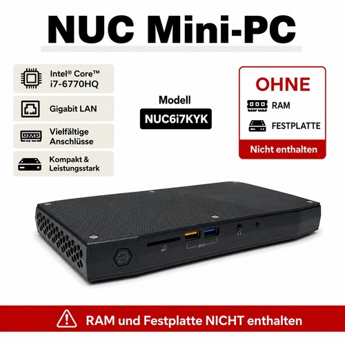 Intel nuc6i7kyk mini - intel, pc