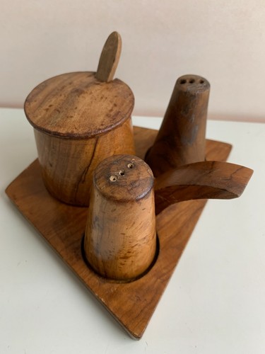 Serviteur sel poivre bois - sel,