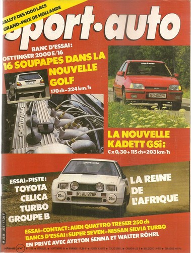 Sport auto 272 1984 - auto,
