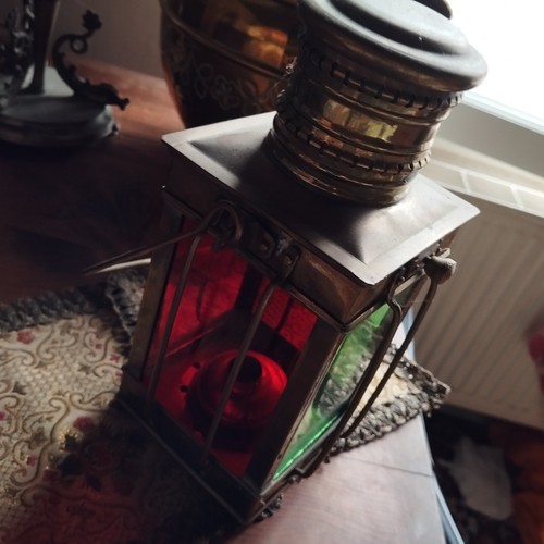 Lanterne ancienne cuivre - ancienne, en