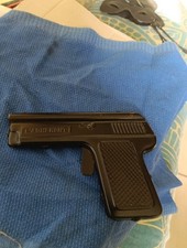 vintage Jouet: pistolet  de bazar  en metal a voir