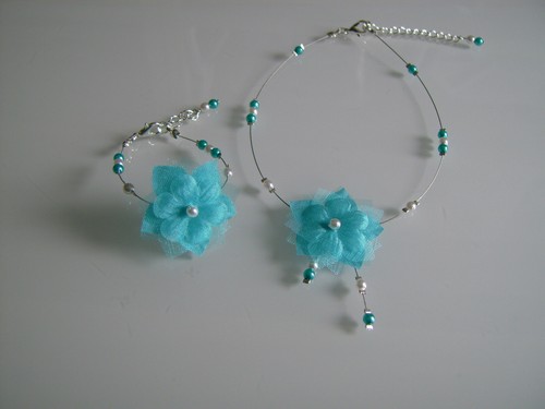 Parure enfant bleu - parure,