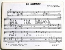 Partition vintage sheet music