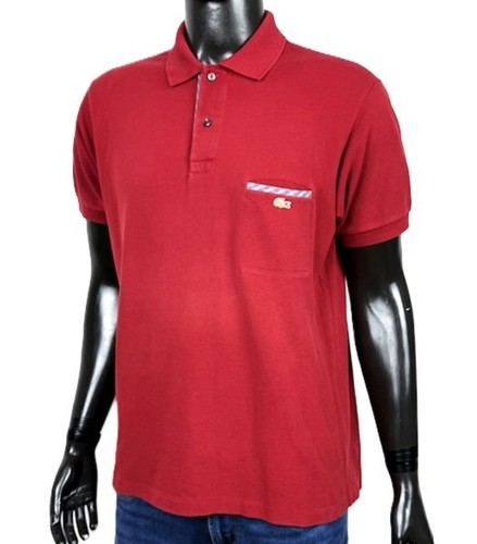 Polo homme lacoste - , rouge