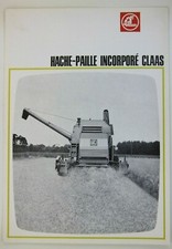 prospectus brochure CLAAS AXE STRAW harvester mixer Schnitter 
