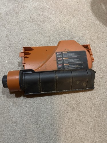 Dust chute assembly for - dust,