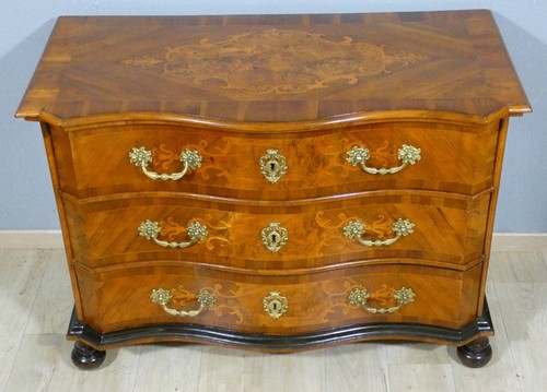 Commode louis xiv noyer - commode,