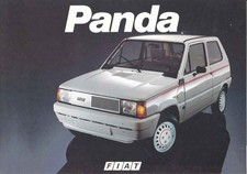 Catalogue Brochure Fiat Panda 4X4 / White 1985 Belgique en français