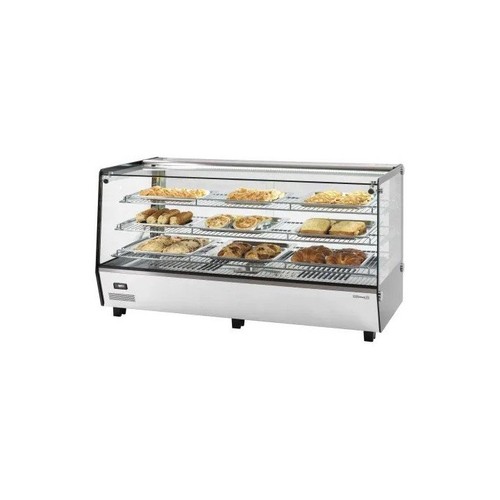 Vitrine inox chauffante 200