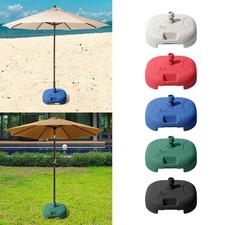 Base de parasol de patio carrée robuste, poids rempli d'eau pour marché,