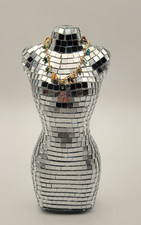 Buste decoration porte bijoux boule a facettes ! NEUF !