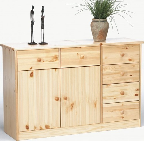 Buffet commode pin massif - buffet,