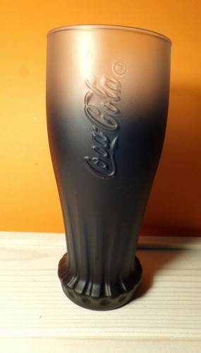Coca cola verre - collector, bleu