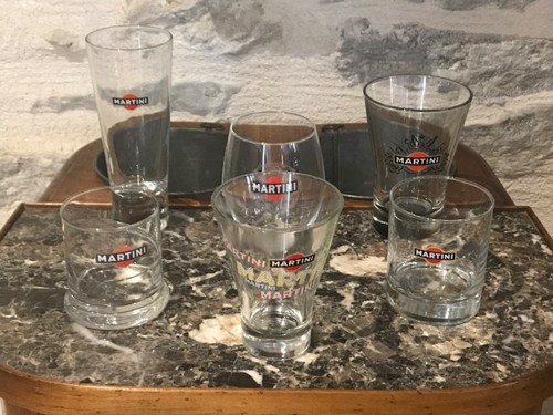 Série verres martini - série, de