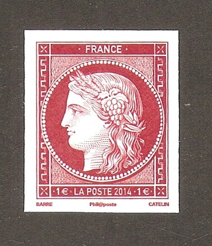 2014 france timbre - 4871, du