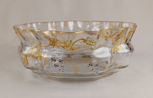 Coupe verre doré - en,