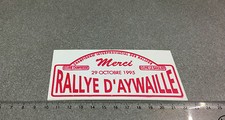 1995 ECURIE CHAWRESSE & LE BOAR CHAMPIONSHIP PVC PLATE 