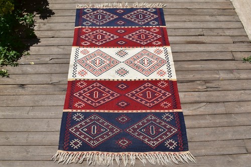 Turc vintage kilim tissé main - turc,