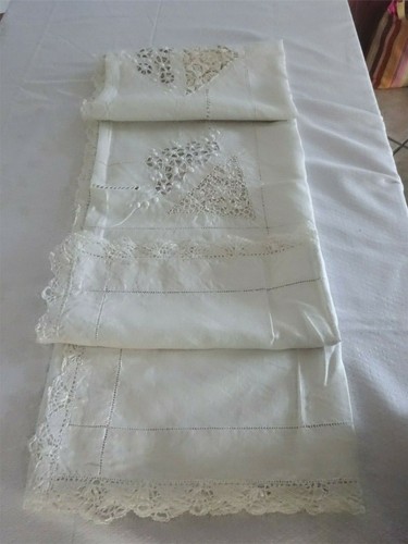 Nappe 100 lin blanc - %,