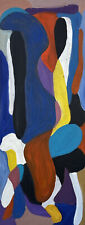20th Century Abstract Composition Painting Painting