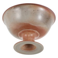  Plateau à fruits en céramique sur pied haut - Assiette à gâteau rétro en