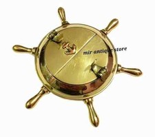 Cendrier ancien laiton roue