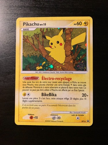 Carte pokémon pikachu dp16 - carte, :