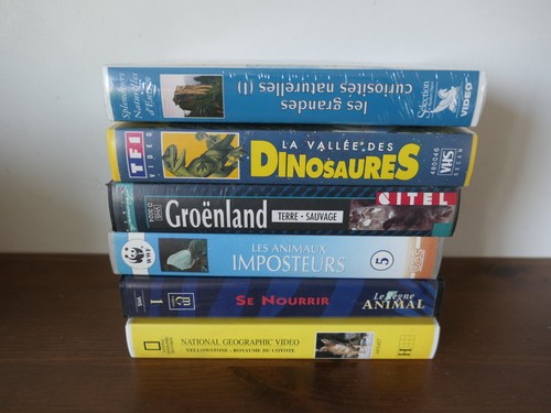 Lot cassettes vhs nature - lot,