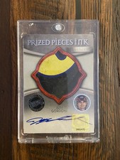 2009 Press Pass Jeff Gordon Prized Pieces Auto Silver Relic #14/45 Nascar