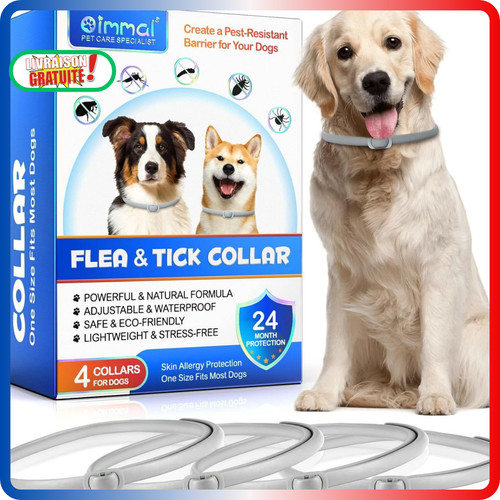 Lot colliers anti puces - 4,