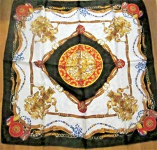 * FOULARD SOIE * ROSACE