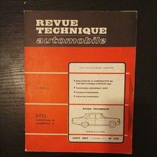 REVUE TECHNIQUE OPEL KAPITAN A