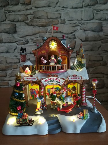 Santa workshop lemax - workshop, village
