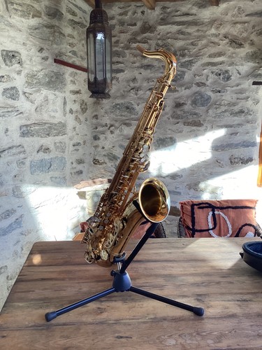 Saxophone tenor lacqué - saxophone, or