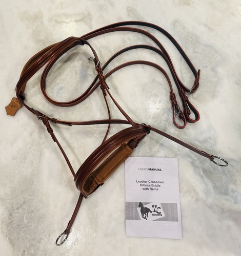 Nwt padded leather crossunder - leather,