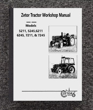 5211,5245,6211 6245,7211, 7245 Zetor Tractor Technical Workshop Repair Manual
