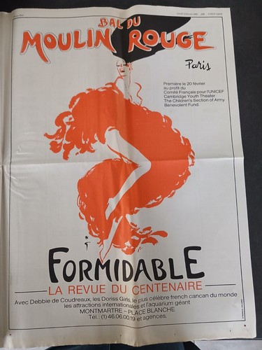 Affiche moulin rouge - du,