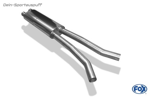 Fox inox silencieux ford - silencieux,