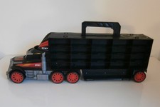 Grand camion porteur pour ranger 42 petites voitures avec poignée de transport