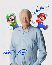 Charles Martinet signed Super Mario photo 8X10 inch print poster autograph RP