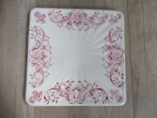OLD LONGCHAMP FAIENCE TRIVET MODEL FIGUIG PINK DECOR """"
