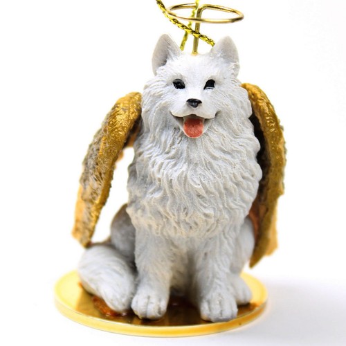 Figurine ange samoyède - figurine, d'ange