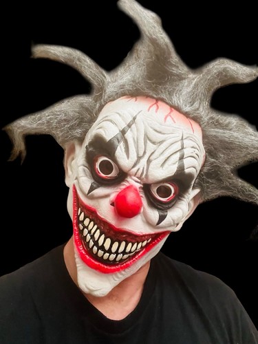 Clown effrayant masque latex - masque,