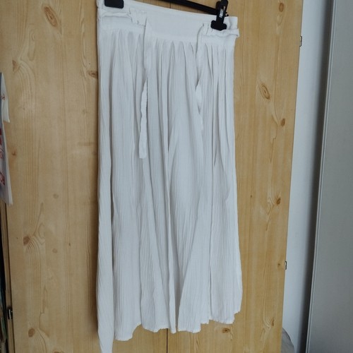 Jupe longue blanche - mi,