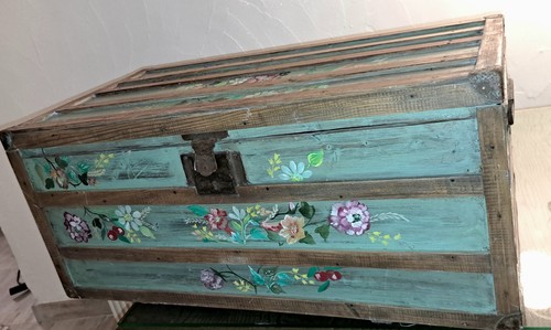 Malle ancienne vintage - malle,