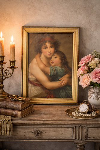 Ancienne chromolithographie - ancienne,