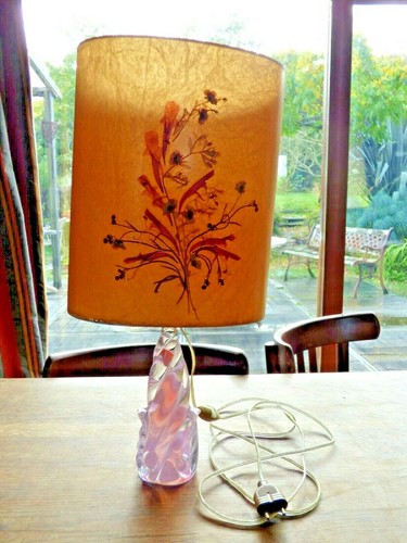 Lampe avec pied cristal - avec, en