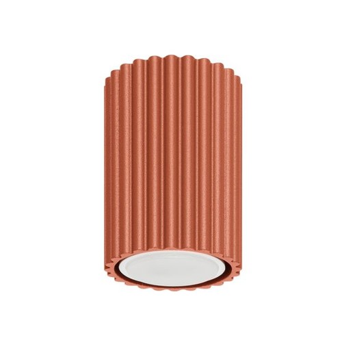 Plafonnier aluminium ocre - plafonnier,