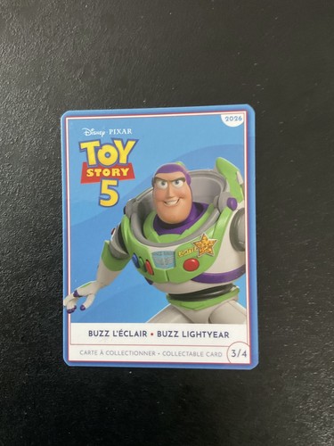 Carte disney buzz eclair - l’eclair,