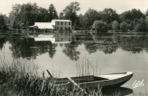 Carte vert petit etang - le, l'etang